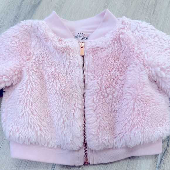 Baby Cat & Jack 3-6 M Zipper Sweater! Hardly Worn! - Picture 3 of 3